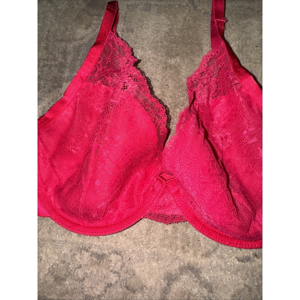 Soma Intimates Bra 32DDD Lace‎ Plunge Lightest Lift Pink UW Convertible - Picture 2 of 4